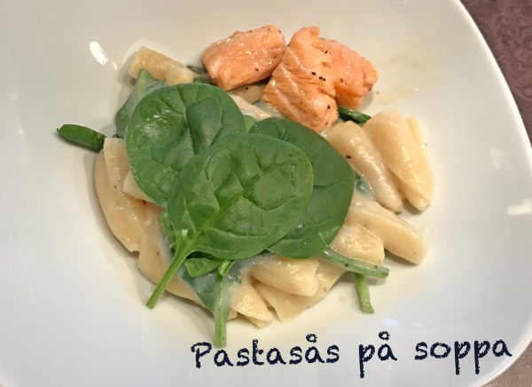 Pastasås på soppa